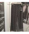 CURTIS pantalone CURVY fantasia nero panna LOLA SANDRO FERRONE