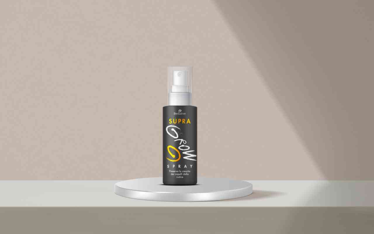 Scopri supraGrow spray: stimola la ricrescita naturale dei capelli senza stress